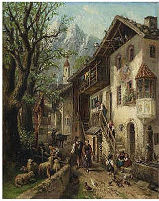 Berchtesgaden, im Hintergrund die Reiteralm