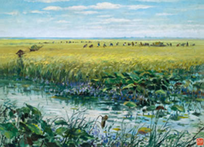 Sample artwork by YanKang Qian (Born c. 1910), known for painting - View similar artists and auction records