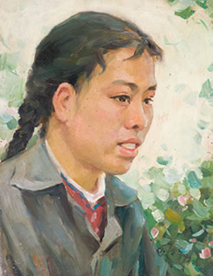 A Young Women with Braided Hair/ The Portrait of a Young Man (Two Pieces) by Guoshu Liu - Auction record, sale price, and art valuation. Compare with similar artists and explore comparable artworks.