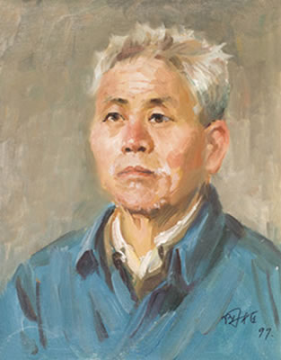 The Portrait of an Old Man/ A Young Woman of Chongqing (Two Pieces)