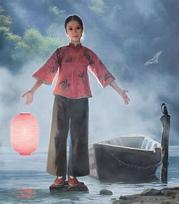 Sample artwork by Yiyong Zhu (Born 1957), known for painting; teaching - View similar artists and auction records