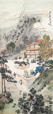 Sample artwork by Yuguang Zhang (1885 - 1968), known for painting - View similar artists and auction records