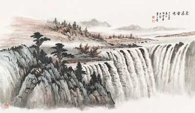 Sample artwork by Junbi Huang (1898 - 1991), known for painting - View similar artists and auction records