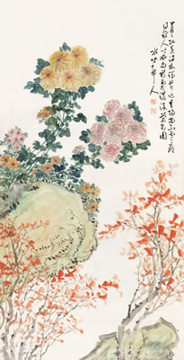 Sample artwork by Shichang Xu (1855 - 1939), known for scroll painting - View similar artists and auction records