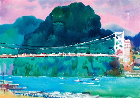 Jade Green Pool by Baishui Ma - Auction record, sale price, and art valuation. Compare with similar artists and explore comparable artworks.