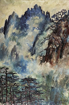 LOTUS PEAK OF HUANGSHAN MOUTAIN