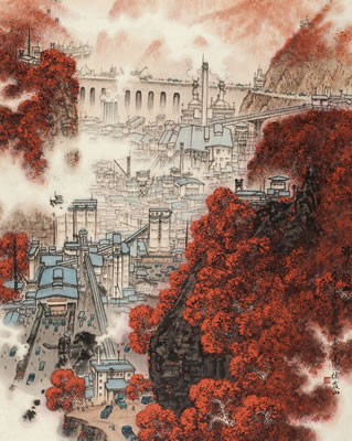Sample artwork by Jianming Qin (Born 1942), known for painting - View similar artists and auction records