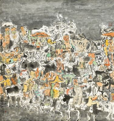 Sample artwork by Junsheng Zhao, known for painting - View similar artists and auction records