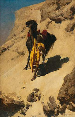 Sample artwork by Robert Poetzelberger (1856 - 1930), known for painting, sculpture, lithographdy, teaching - View similar artists and auction records