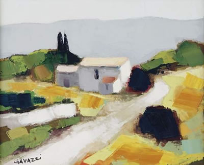 Paysage d'automne en Provence