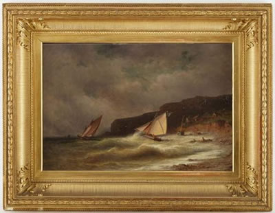 Voiliers dans la tempête