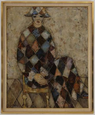 Pierrot by Georges Girard - Auction record, sale price, and art valuation. Compare with similar artists and explore comparable artworks.