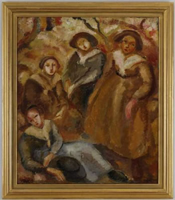 Les valaisannes by Andre Julien Prina - Auction record, sale price, and art valuation. Compare with similar artists and explore comparable artworks.