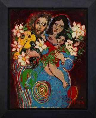 Nativité juive by Raya Sorkine - Auction record, sale price, and art valuation. Compare with similar artists and explore comparable artworks.