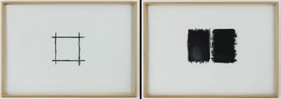 Hor ruler directed-Vert free hand (a pair) by Lucio Pozzi - Auction record, sale price, and art valuation. Compare with similar artists and explore comparable artworks.