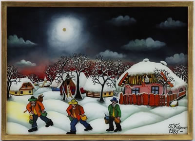 Paysages enneigés animés