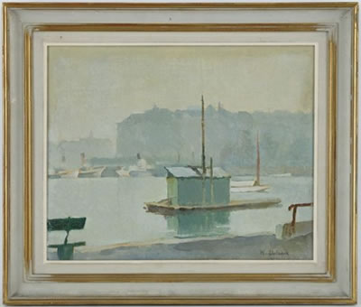 Bord du lac depuis les Eaux-Vives