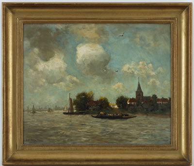 Ville en bord de mer