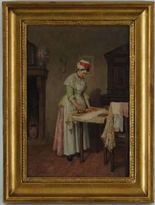 Sample artwork by Emile Robellaz (1844 - 1882), known for painting - View similar artists and auction records