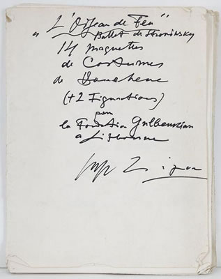 L'Oiseau et le feu, Ballet de Stravinsky, Fondation Gulbenkian à Lisbonne