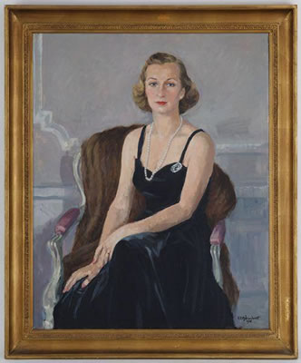 Portrait de la Contesse Ahlefeldt by Hans Christian Barenholdt - Auction record, sale price, and art valuation. Compare with similar artists and explore comparable artworks.