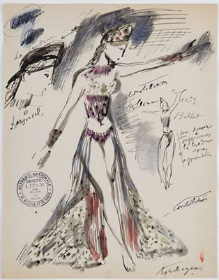 Sample artwork by Louis Touchagues (1893 - 1974), known for painting, magazine and book illustration, drawing, porcelain and murals - View similar artists and auction records