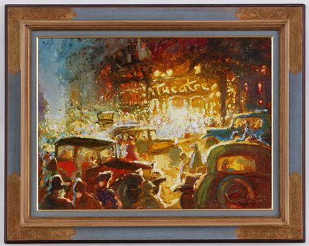 L'arrivée au théâtre by Gerard Valtier - Auction record, sale price, and art valuation. Compare with similar artists and explore comparable artworks.