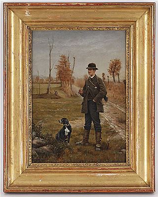 Chasseur et son chien by Henri Germain Lacombe - Auction record, sale price, and art valuation. Compare with similar artists and explore comparable artworks.