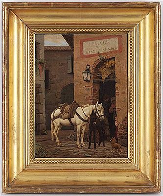 Le vendeur de son et d`avoine by Evert Louis Van Muyden - Auction record, sale price, and art valuation. Compare with similar artists and explore comparable artworks.