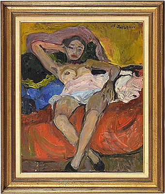 Sample artwork by Jean Felix Ducommun (1920 - 1958), known for painting - View similar artists and auction records