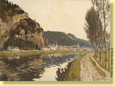 La Meuse aux environs de Dinant