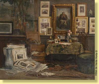 L'intérieur de l'artiste