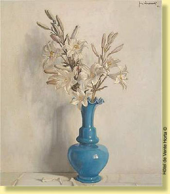 Opaline fleurie de lys