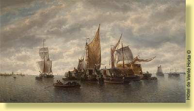 Rassemblement de barges dans un estuaire by Auguste Henri Musin - Auction record, sale price, and art valuation. Compare with similar artists and explore comparable artworks.