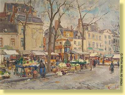 Le marché aux légumes