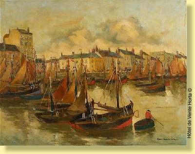 Le quai des pêcheurs à Ostende