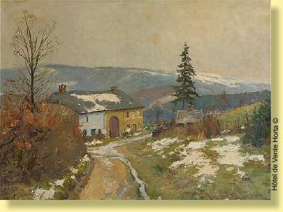 Dégel à Montfoss (gros pont) janvier 1911