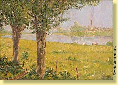 Bord de rivière ensoleillé
