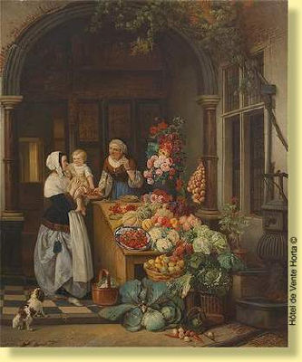 Conversation avec la marchande de fruits