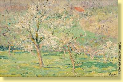 Verger en fleurs