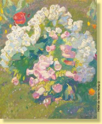 Sample artwork by Jean Vanden Eeckhoudt (1875 - 1946), known for modernist landscape, townscape, still life and portrait painting - View similar artists and auction records