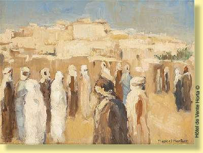 Marché dans le Sud marocain by Marcel Mortier - Auction record, sale price, and art valuation. Compare with similar artists and explore comparable artworks.