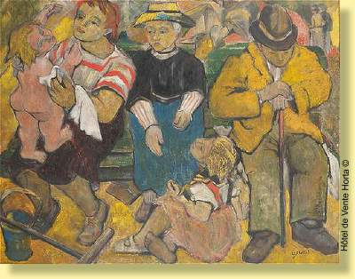 Famille dans un parc