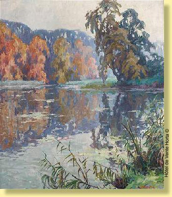 L'étang en automne by Jean Stevan - Auction record, sale price, and art valuation. Compare with similar artists and explore comparable artworks.