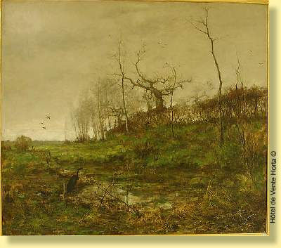 Etang à la cigogne noire