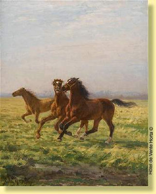 Chevaux au galop