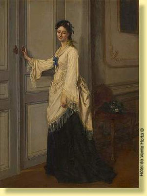 L'élégante au perroquet