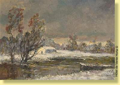 Paysage enneigé