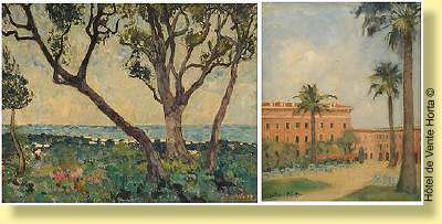 "Paysage de la Côte d'Azur" et "Vue de Nice".
