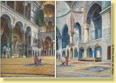 Intérieurs de Sainte Sophie. (pair) by Wladimir Konstanivoch Petroff - Auction record, sale price, and art valuation. Compare with similar artists and explore comparable artworks.